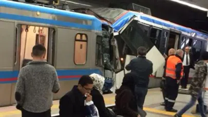 Topçular'da tramvay kazası 11 kişi yaralandı