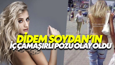 Didem Soydan’In İç Çamaşırlı Pozu Olay Oldu