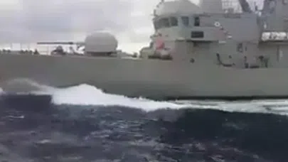 Ege’de Yunan hücumbotu Türk gemisine çarptı