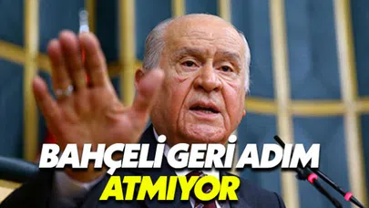 Devlet Bahçeli af çıkışında geri adım atmıyor