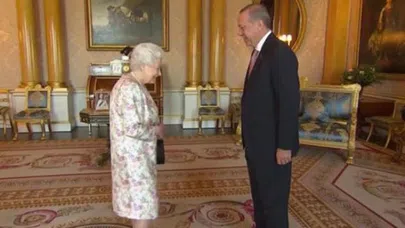 Cumhurbaşkanı Erdoğan, Kraliçe Elizabeth ile görüştü