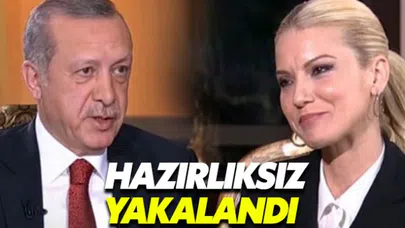 Pelin Çift, Erdoğan karşısında fena çuvalladı