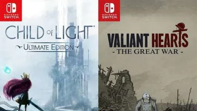 Child of Light ve Valiant Hearts: The Great War Switch'e geliyor