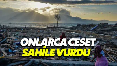 Endonezya'da cesetler sahile vurmaya başladı