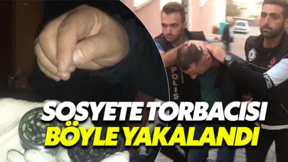 Sosyete torbacısı Cihangir'de yakalandı