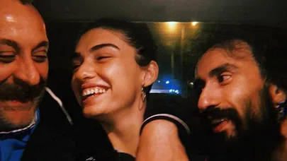 Genç oyuncu Hazar'dan aşk pozları