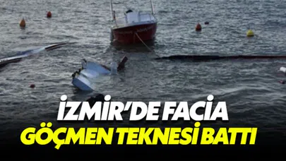İzmir Karaburun açıklarında göçmen faciası