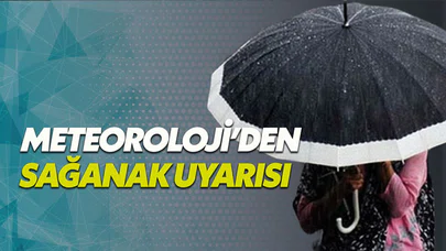 Türkiye genelinde gök gürültülü sağanak yağış bekleniyor