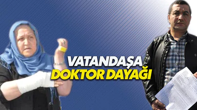 Devlet hastanesinde doktor anne ve oğluna saldırdı