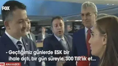 Tarım Bakanı Fox TV muhabirine patladı