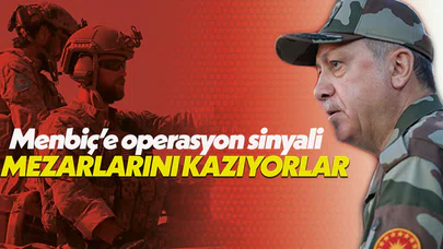 Cumhurbaşkanı Erdoğan'dan Menbiç'e harekat sinyali