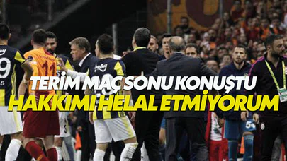 Fatih Terim: Ne takımımı ne de taraftarı yediririm