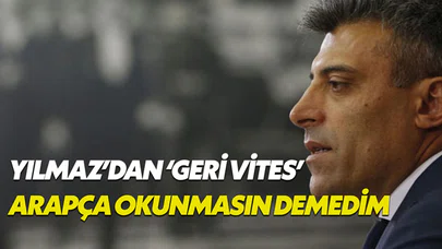 Öztürk Yılmaz:  Arapça ezan okunmasın demedim