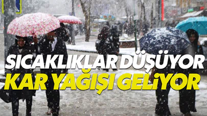 Meteoroloji uyardı: Hafta sonu kar yağışı geliyor