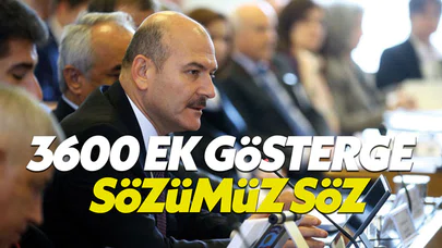 Süleyman Soylu: Sözümüz söz 3600 ek göstergeyi çözeceğiz