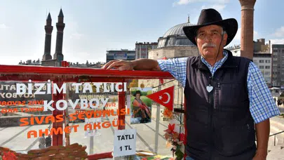 Sivas'ın Tatlıcı Kovboy'u tarzıyla işleri katlıyor