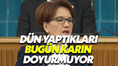 Meral Akşener: Dün yaptıkları bugün karın doyurmuyor