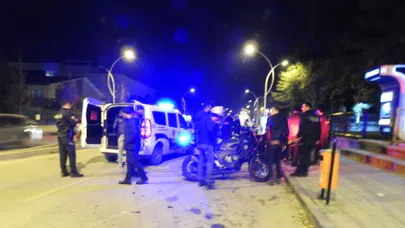 Motosikletli yunus ekipleri kaza yaptı: 4 yaralı