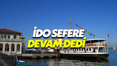 İDO (İstanbul Deniz Otobüsleri) iç hat seferlerine devam kararı aldı