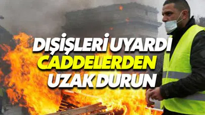 Türkiye'den Sarı Yelekliler eylemi uyarısı