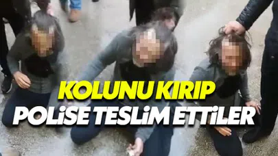 Kız kardeşlerine cinsel istismarda bulunan adamın kolunu kırdılar