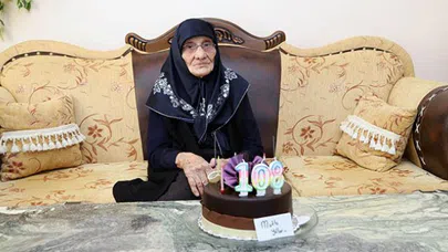 108 yaşında ilk kez doğum günü pastası kesti