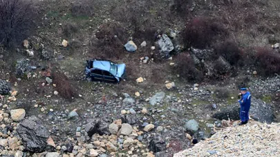 500 metrelik uçurumda bulundular