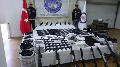 Kaçak silah üreticilerine baskın