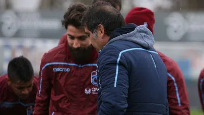 Olcay Şahan 2 ay sonra takımıyla antrenmanda