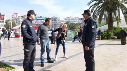 Aydın'da bir kadın taksiciyi rehin aldı