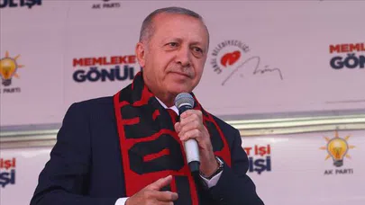 Cumhurbaşkanı Erdoğan Eskişehir'de konuşuyor