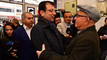 İmamoğlu'ndan Nevruz ateşi atlayışı