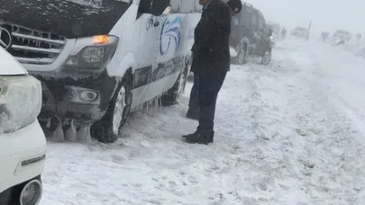 Van'da kar kalınlığı 20 santimetreye ulaştı