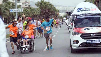 Omurilik felçli Alper'in hedefi 200 metre
