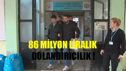 86 milyon liralık vurgun !