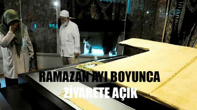 Hırka-i Şerif Ramazan ayı boyunca ziyarete açık