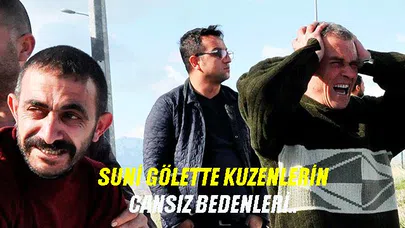 Suni kar yapma göletine giren kuzenlerden acı haber