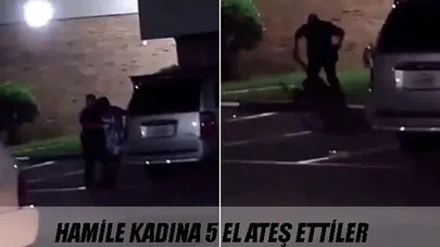 Gözaltına alamadığı hamile kadına kurşun yağdırdı !!