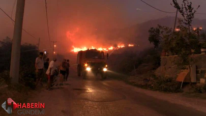 80 hektarlık alan kül oldu
