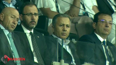 Ekrem İmamoğlu Süper Kupa maçında tribünde