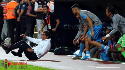 Ünal Karaman yere kapaklandı