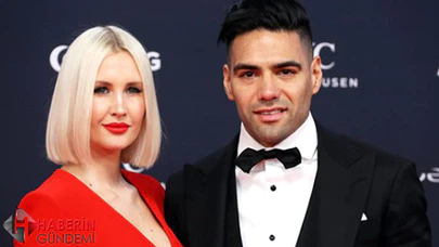 Falcao'nun eşi heyecanlandırdı
