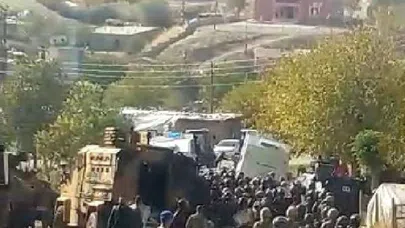 Kaçak elektriğe TOMA müdahalesi