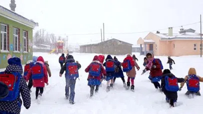 Erzincan'da okullar tatil