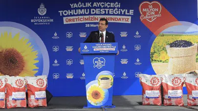 İmamoğlu'ndan Çiftçilere Tohum desteği