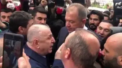 Ümit Özdağ İçişleri Bakanlığı Önünde Engellendi