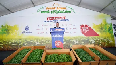 Büyükşehir Belediyesi Çiftçilere Fide Dağıttı