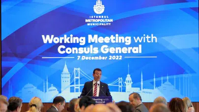 Başkan İmamoğlu Başkonsoloslara Belediyecilik modelini açıkladı