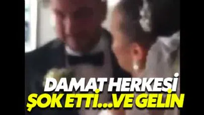 Gelini Böyle Görünce Damat Bakın Ne Yapıyor