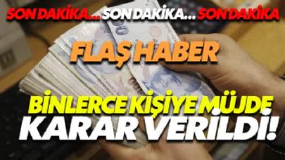 Binlerce Kişiye Müjde...